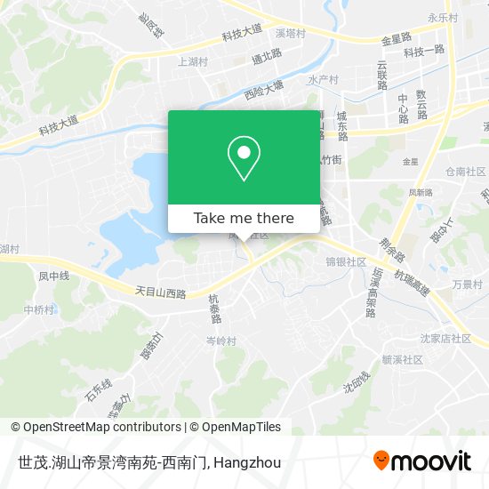世茂.湖山帝景湾南苑-西南门 map