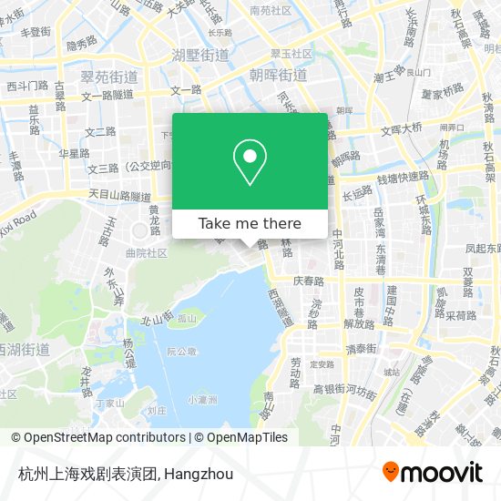 杭州上海戏剧表演团 map