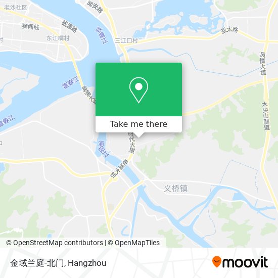金域兰庭-北门 map
