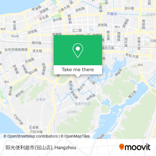 阳光便利超市(冠山店) map