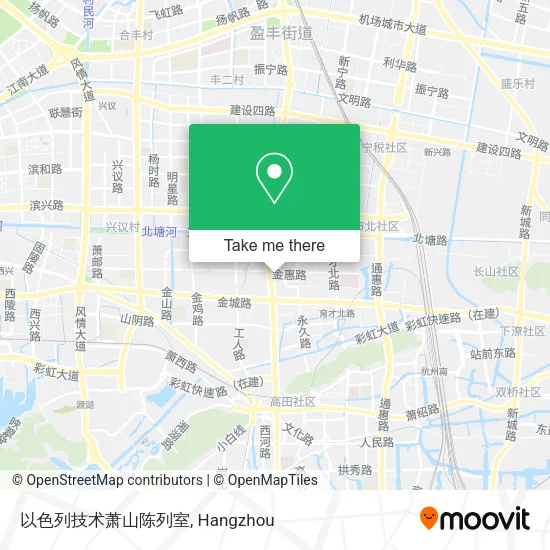 以色列技术萧山陈列室 map