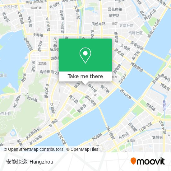 安能快递 map