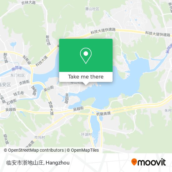 临安市浙地山庄 map