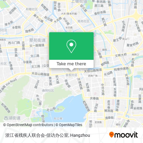 浙江省残疾人联合会-信访办公室 map