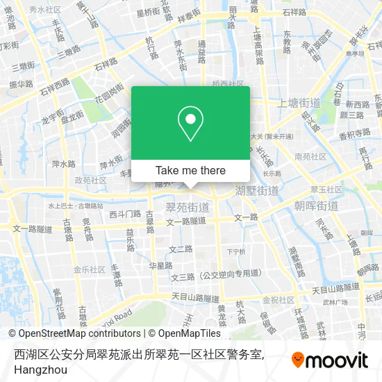 西湖区公安分局翠苑派出所翠苑一区社区警务室 map