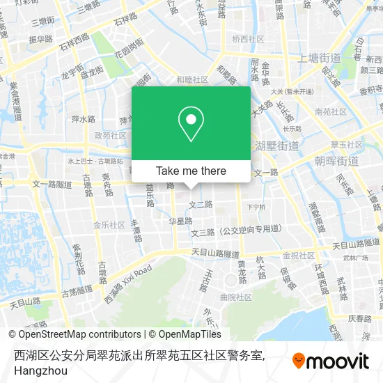 西湖区公安分局翠苑派出所翠苑五区社区警务室 map