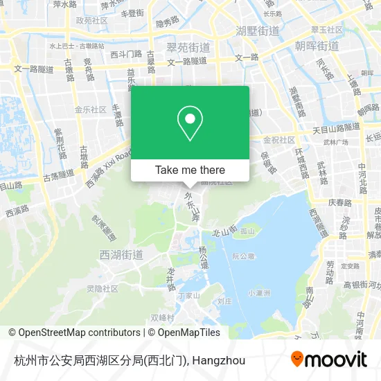 杭州市公安局西湖区分局(西北门) map
