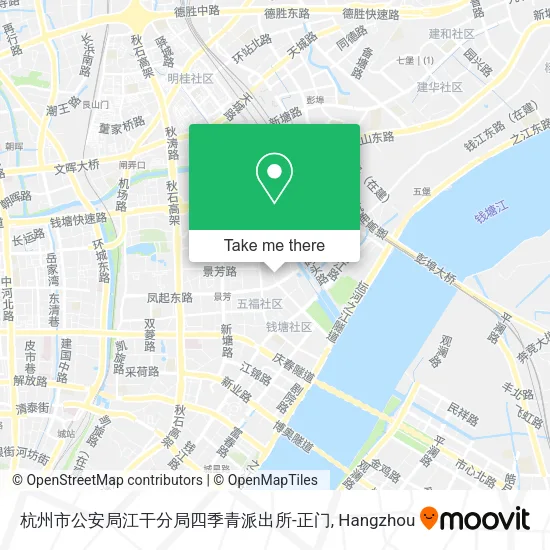 杭州市公安局江干分局四季青派出所-正门 map