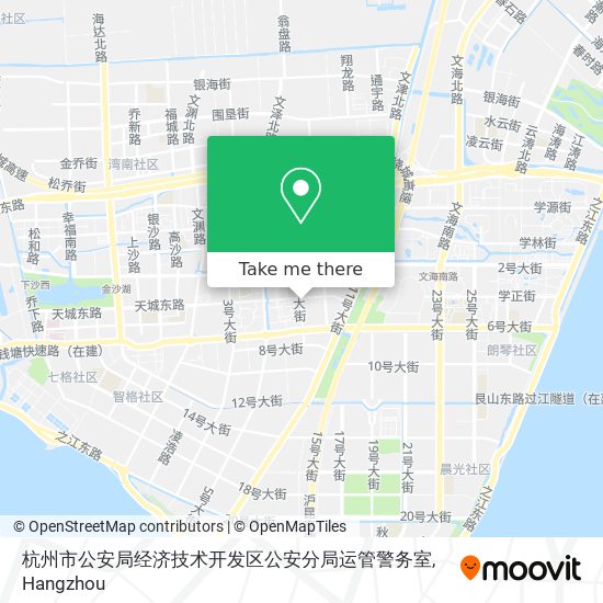 杭州市公安局经济技术开发区公安分局运管警务室 map