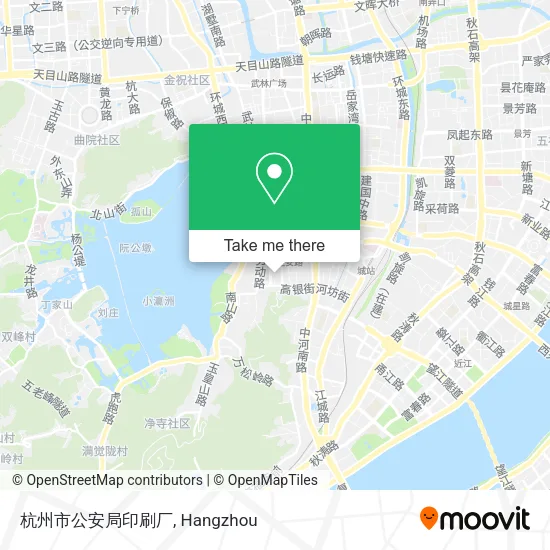 杭州市公安局印刷厂 map
