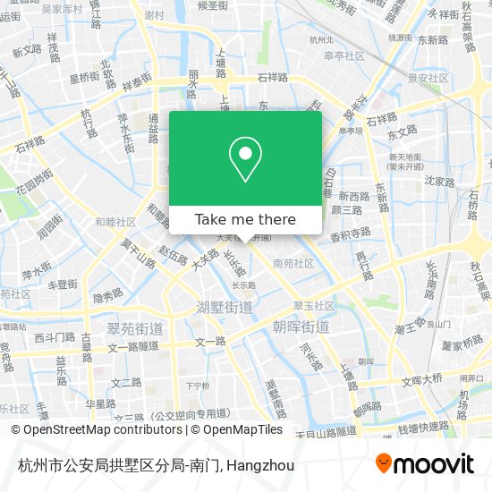 杭州市公安局拱墅区分局-南门 map