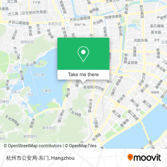 杭州市公安局-东门 map