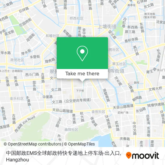 中国邮政EMS全球邮政特快专递地上停车场-出入口 map