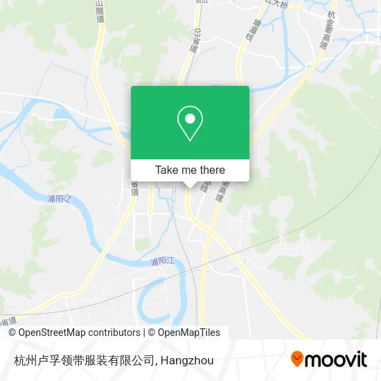 杭州卢孚领带服装有限公司 map
