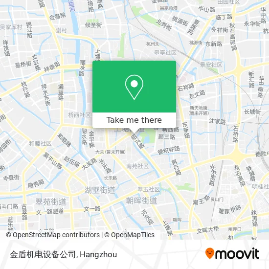 金盾机电设备公司 map