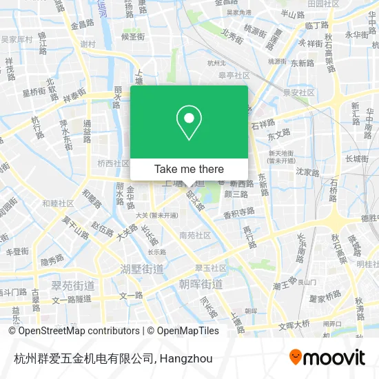杭州群爱五金机电有限公司 map