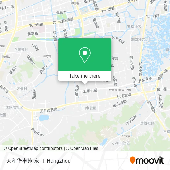 天和华丰苑-东门 map