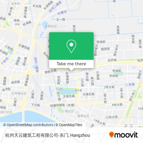 杭州天云建筑工程有限公司-东门 map
