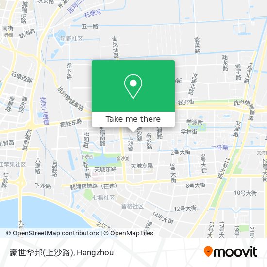 豪世华邦(上沙路) map