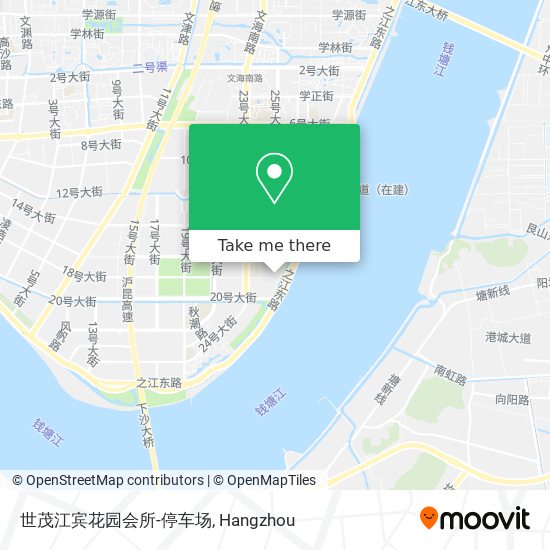 世茂江宾花园会所-停车场 map