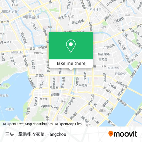 三头一掌衢州农家菜 map