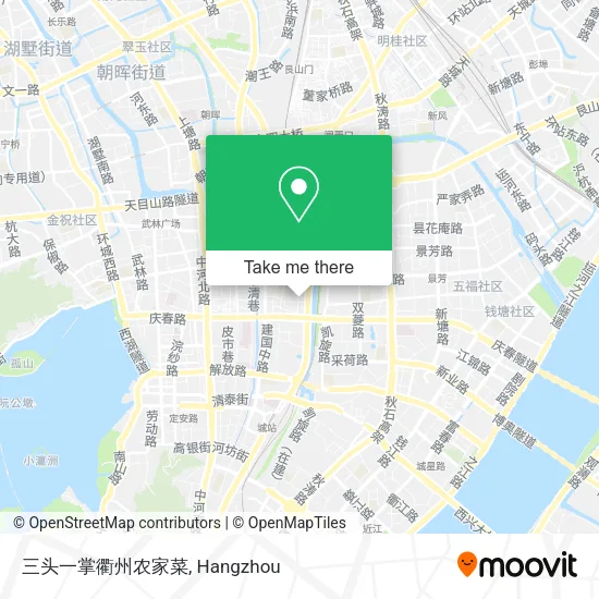 三头一掌衢州农家菜 map