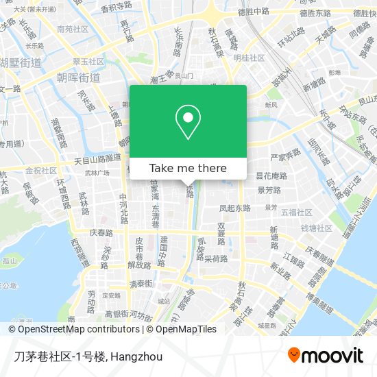 刀茅巷社区-1号楼 map
