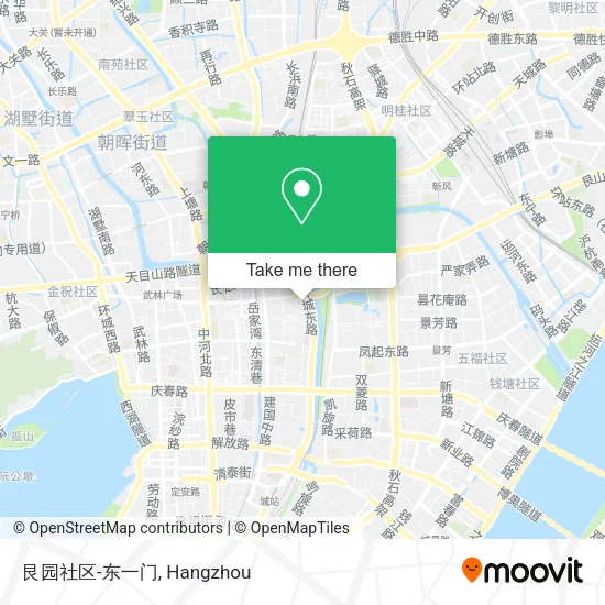 艮园社区-东一门 map