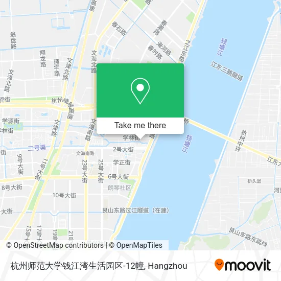 杭州师范大学钱江湾生活园区-12幢 map