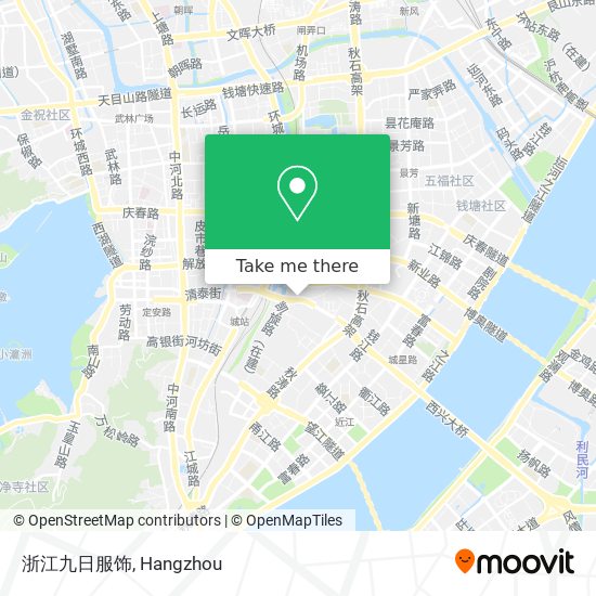 浙江九日服饰 map