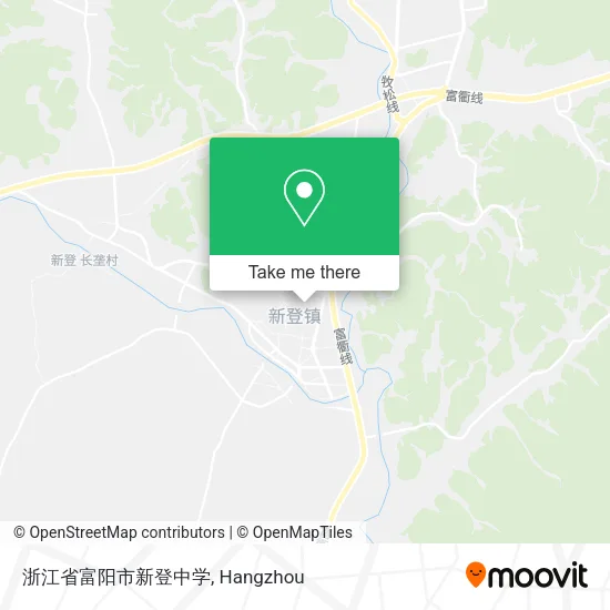 浙江省富阳市新登中学 map