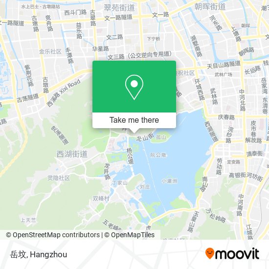 岳坟 map