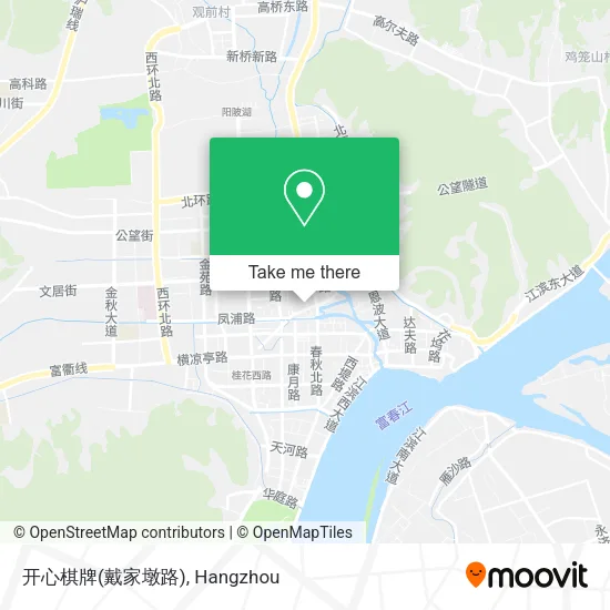 开心棋牌(戴家墩路) map