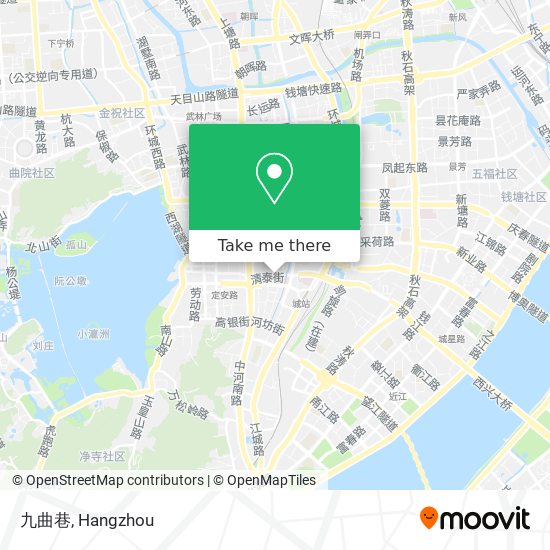 九曲巷 map