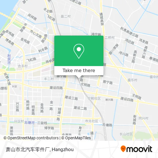 萧山市北汽车零件厂 map