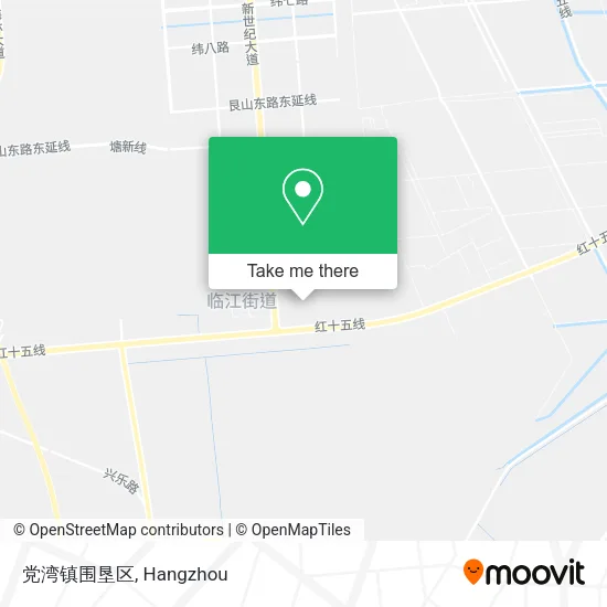 党湾镇围垦区 map
