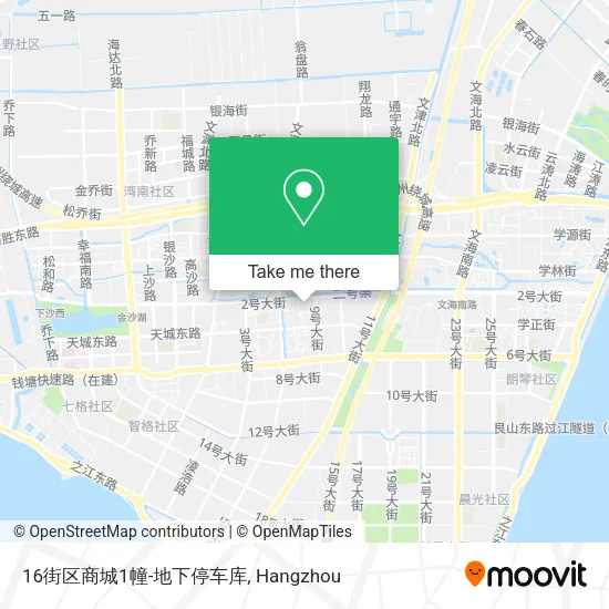 16街区商城1幢-地下停车库 map