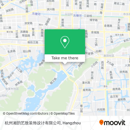 杭州湘韵艺致装饰设计有限公司 map