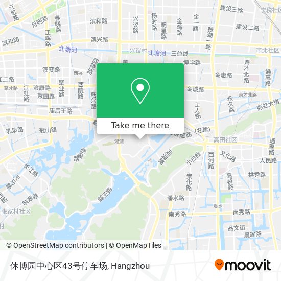 休博园中心区43号停车场 map