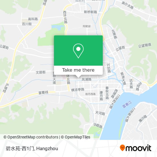 碧水苑-西1门 map