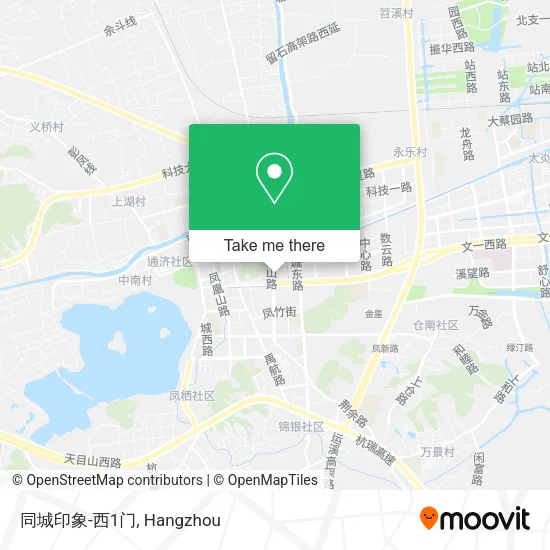 同城印象-西1门 map