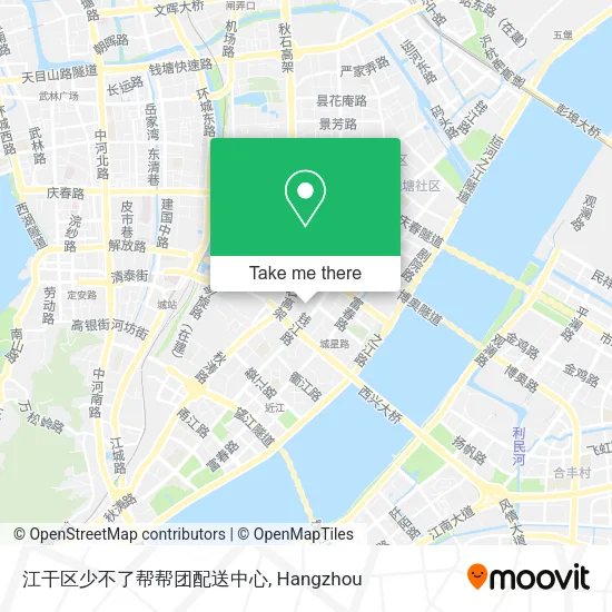 江干区少不了帮帮团配送中心 map