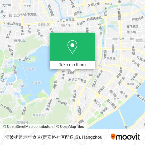 清波街道老年食堂(定安路社区配送点) map