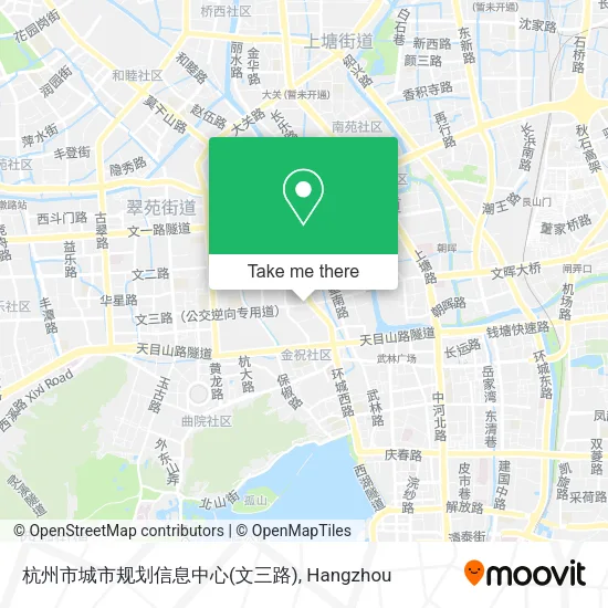 杭州市城市规划信息中心(文三路) map