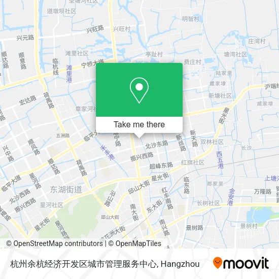 杭州余杭经济开发区城市管理服务中心 map