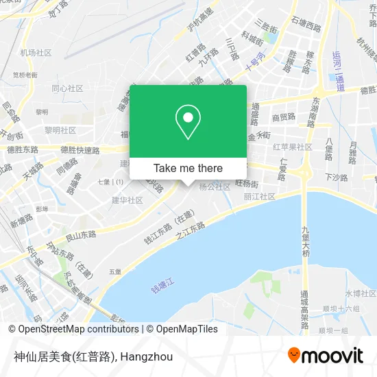 神仙居美食(红普路) map