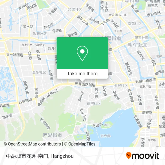 中融城市花园-南门 map