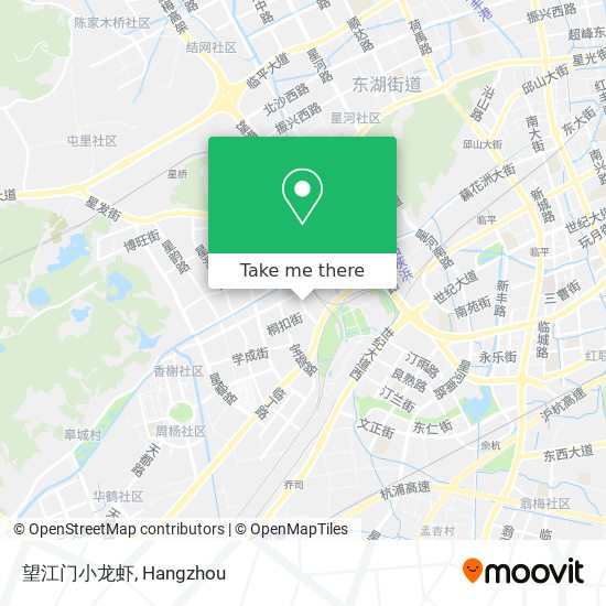 望江门小龙虾 map