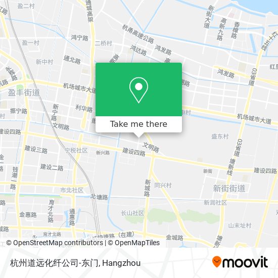 杭州道远化纤公司-东门 map