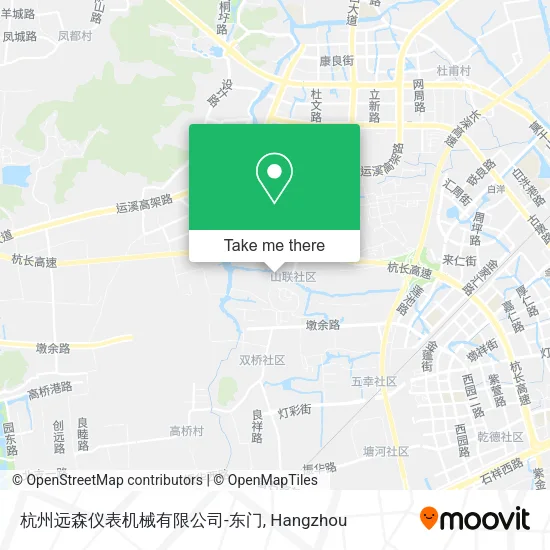 杭州远森仪表机械有限公司-东门 map